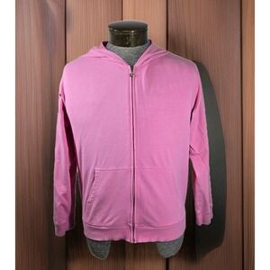 Honey Bunch Full Zip‎ Hoodie Womens XL Pink Graphic Print Long Sleeve